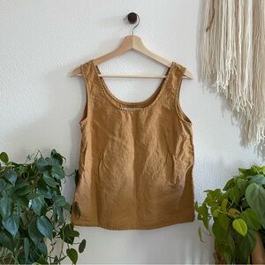 notPERFECTLINEN // Porto Top // Amber
